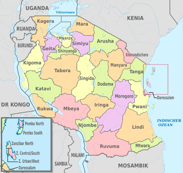 Witch doctors from the northern region of Simiyu and the southwestern region of Njombe have been arrested for suspected involvement in recent murders of children. Photo: Wikimedia Commons .