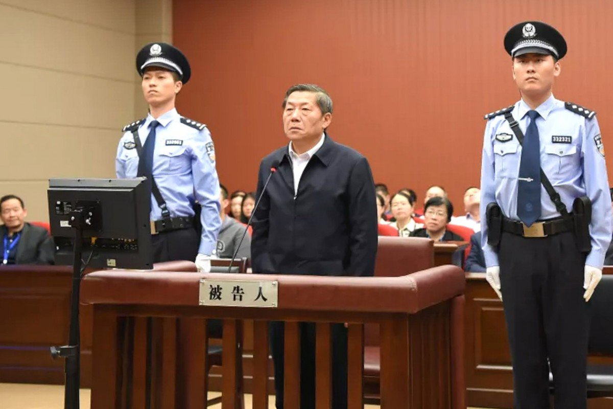 China’s ex-cybersecurity tsar Lu Wei pleaded guilty in October last year. Photo: Zhejiang Higher People’s Court