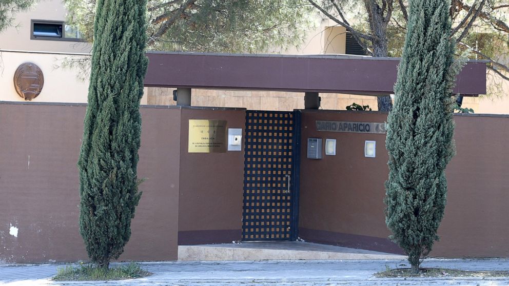 The embassy of the Democratic People’s Republic of Korea in Madrid. Photo: Victor Lerena/EPA/Shutterstock