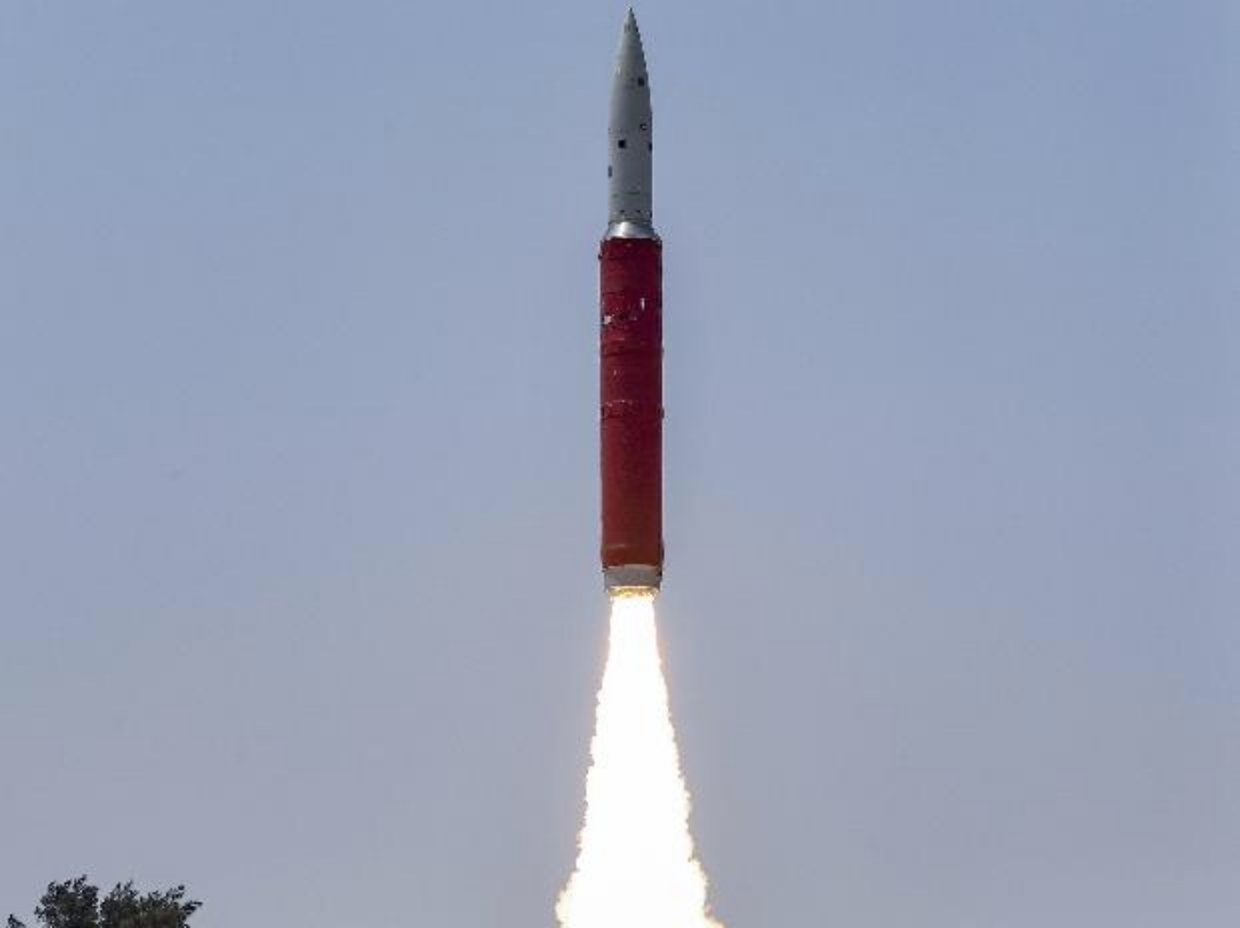 The ASAT missile test was conducted by lifting off a three-stage missile interceptor on Ballistic Missile Defense interceptor vehicle from APJ Abdul Kalam island in Orissa, India on Wednesday, March 27. Photo: BS