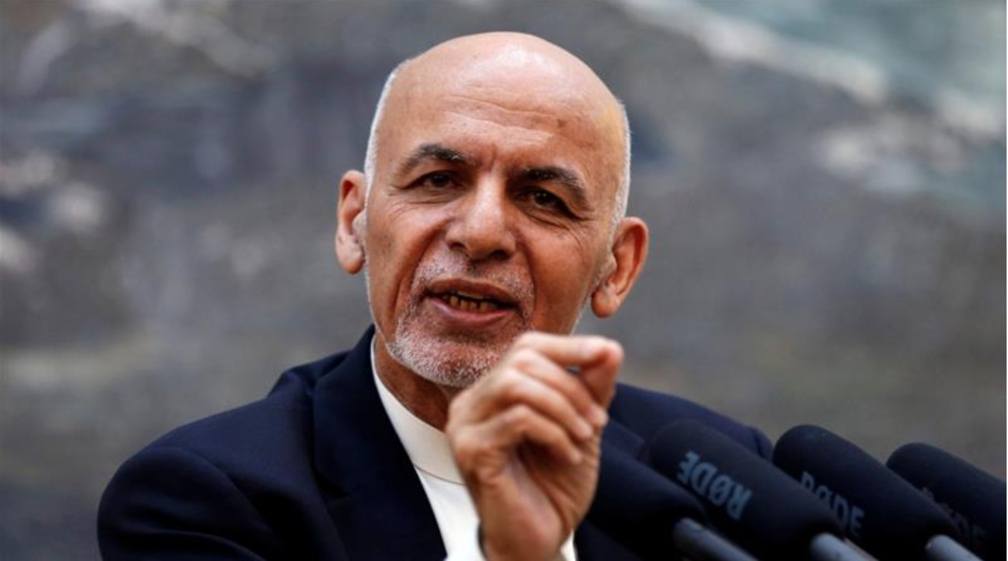 President Ashraf Ghani during a press conference in Kabul in 2018. (Photo: Mohammad Ismail/Reuters )