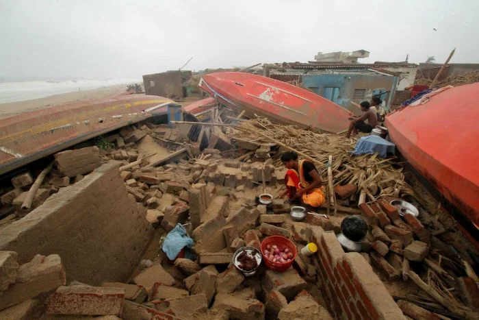 A woman in India’s village of Puri, within the state of Odisha; Photo: AP/ ABC