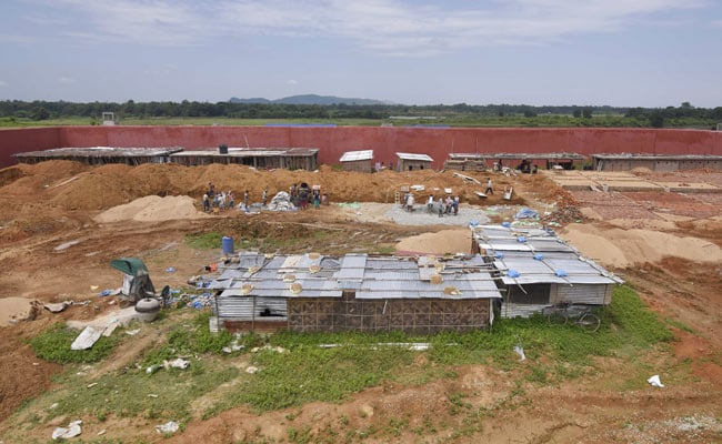 Construction of India’s first detention center. Photo: Reuters