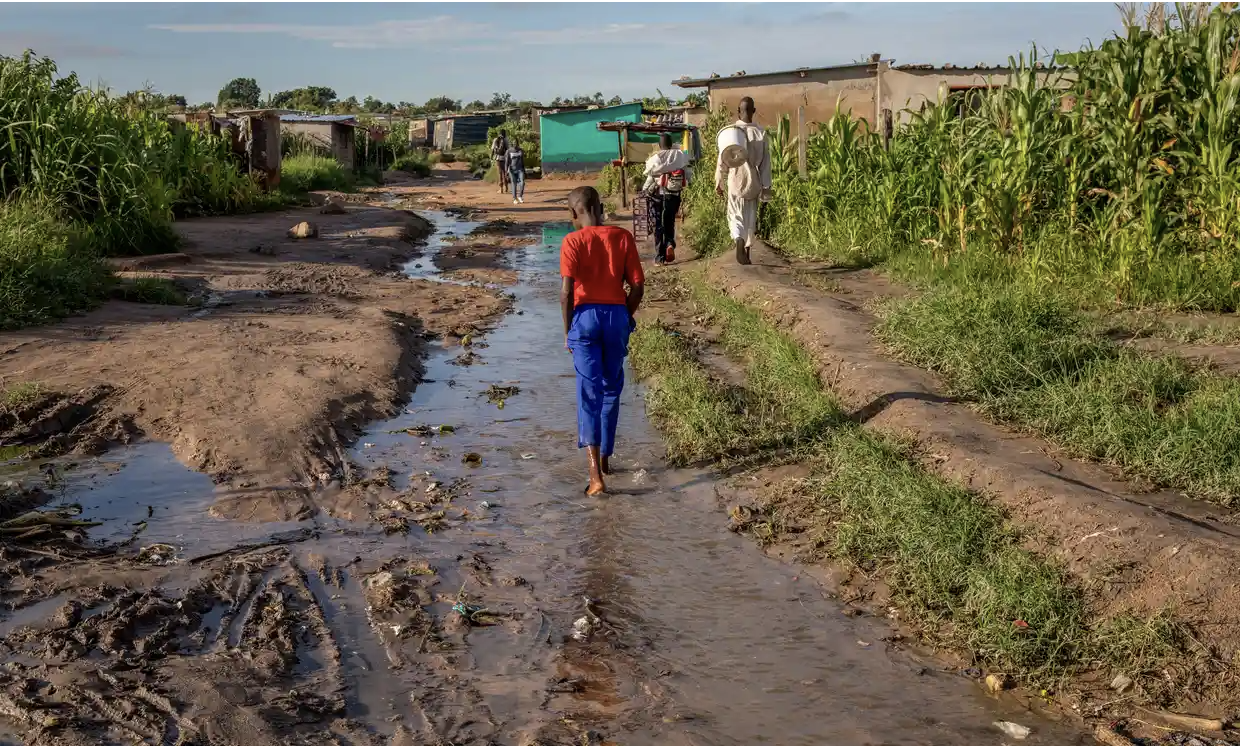 A shanty town outside Harare, Zimbabwe, where drug use remains rampant. Photo: Cynthia Matonhodze - The Guardian