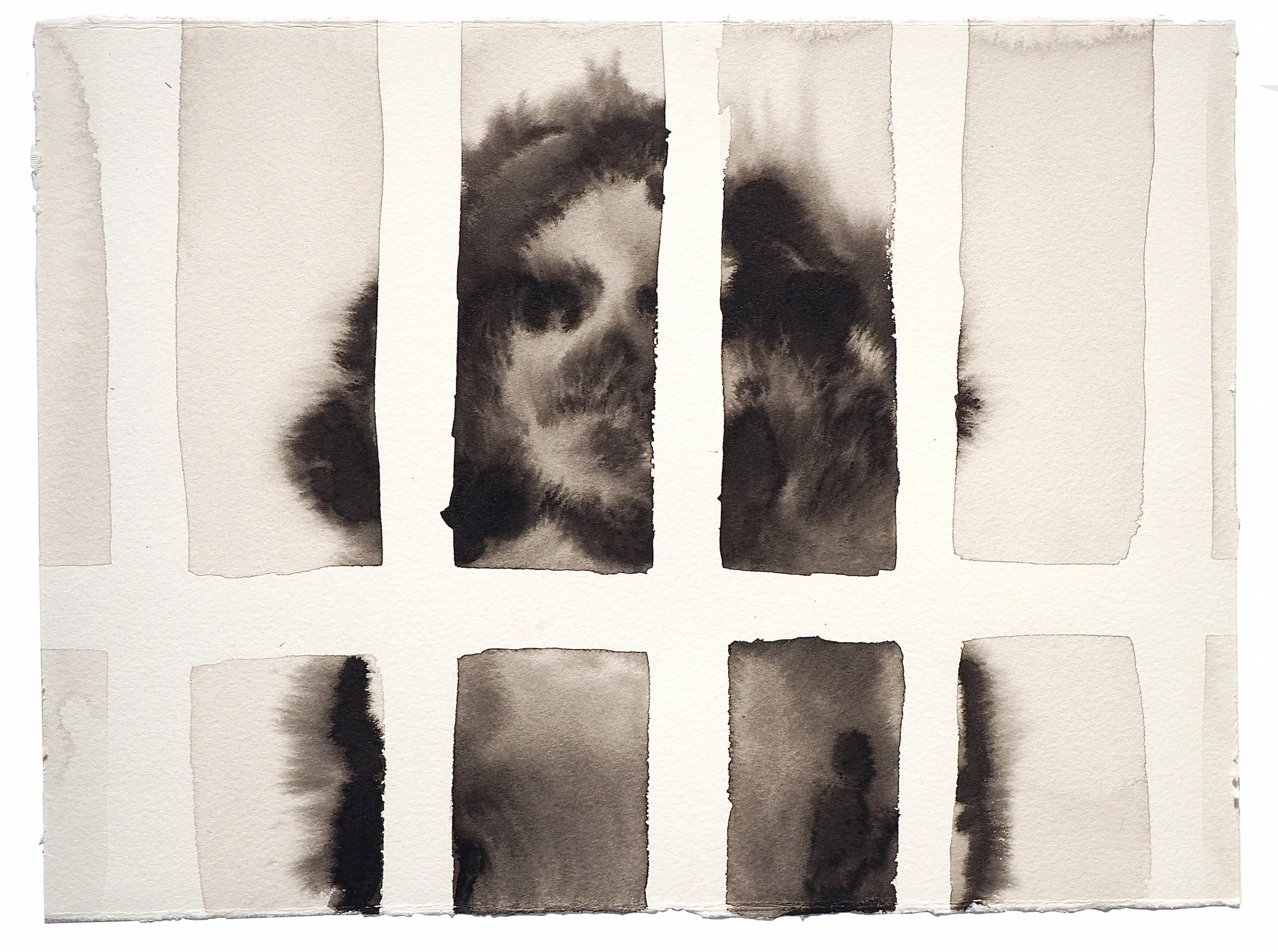"But why didn't you go to the police?" , 2015 Ink on paper 24.5 x 33 cm