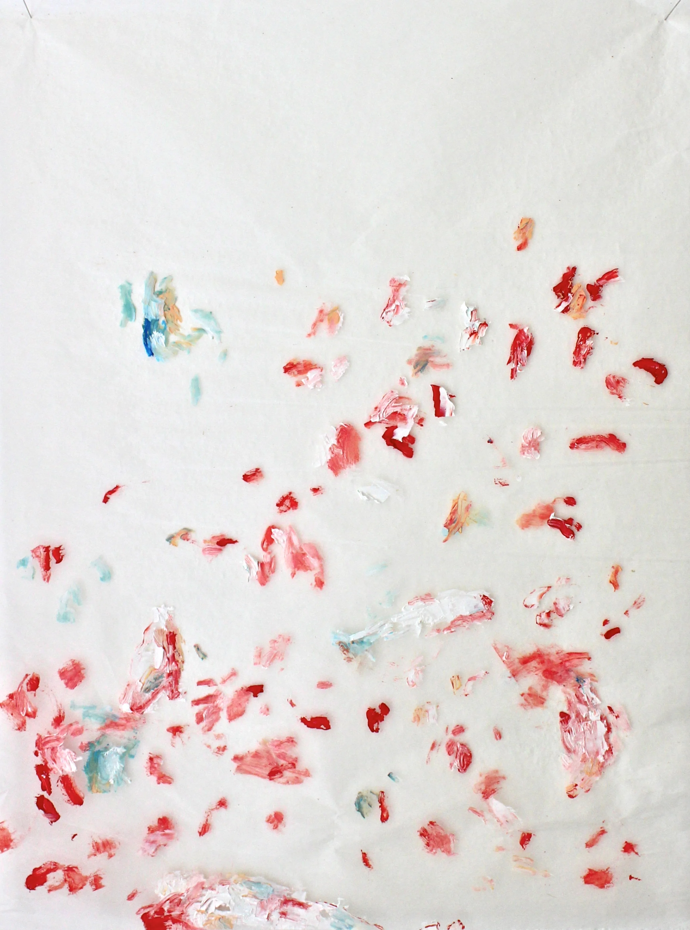 New City series, 2014 Oil on gampi silk paper 60 x 52 cm