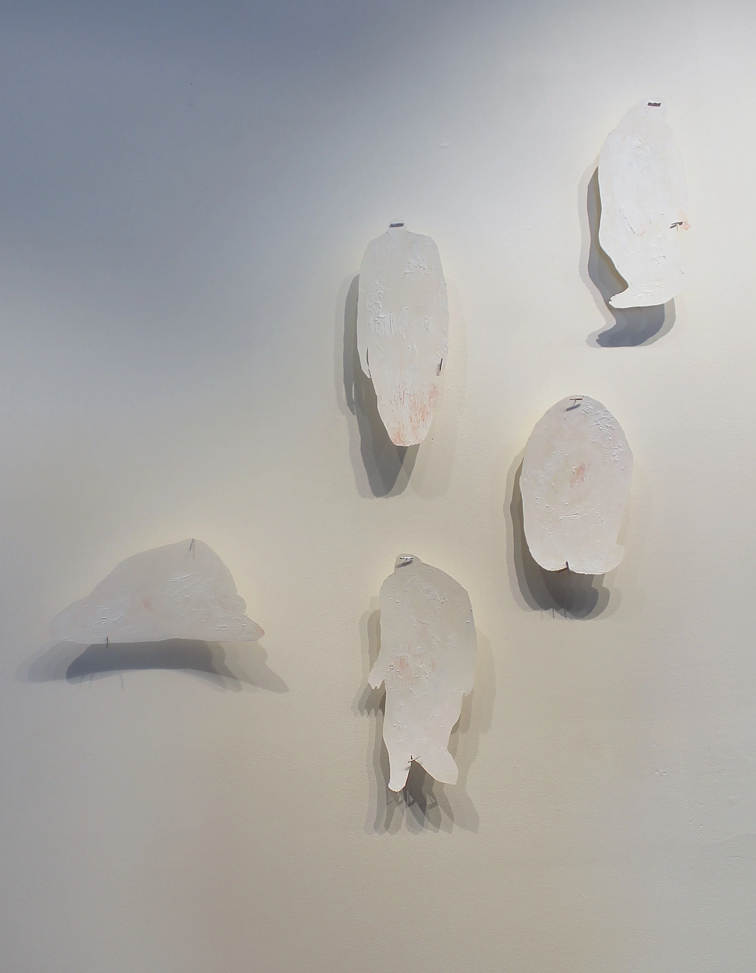 Bodily Disconnect series, 2014 Oil on paper Dimensions vary