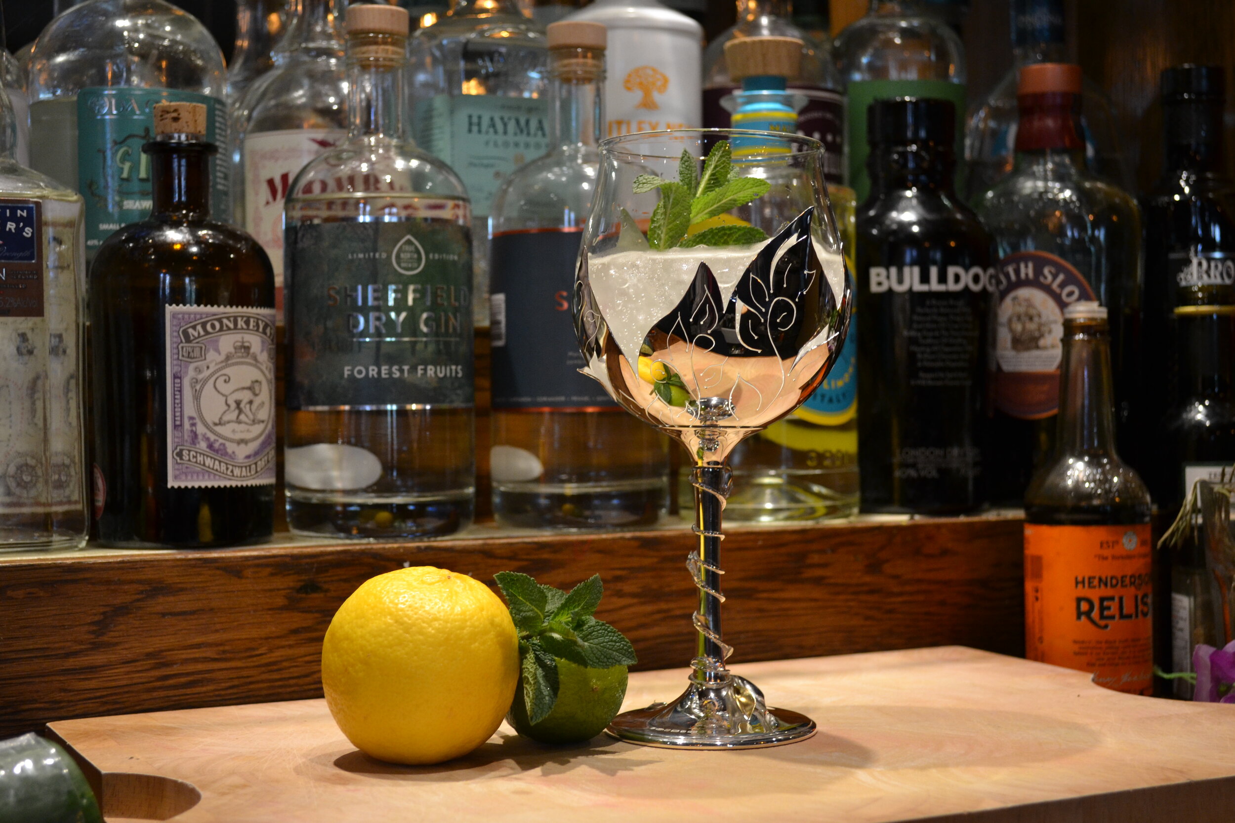 Handmade Silverware Sheffield. Daisy Lee-Overton Silversmith. Silver Gin Chalice. Bespoke.JPG