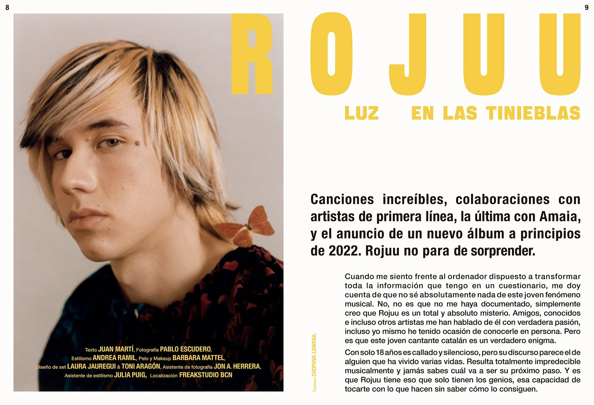 ACERO vol. 1 — pliego interior 1