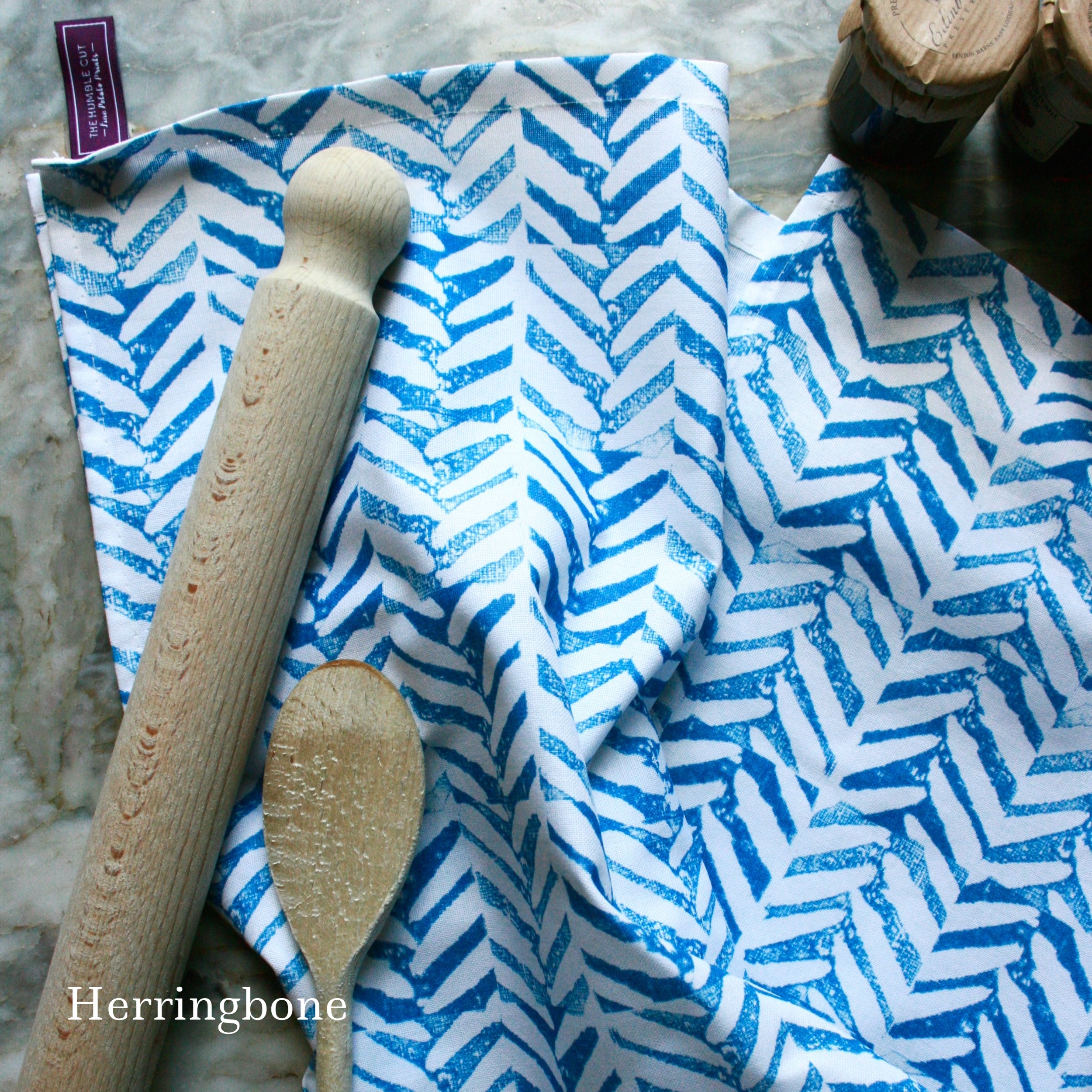 Bulk Case of 214 of The Great British Tea Towel, Classic Herringbone B —  RAM4 Store
