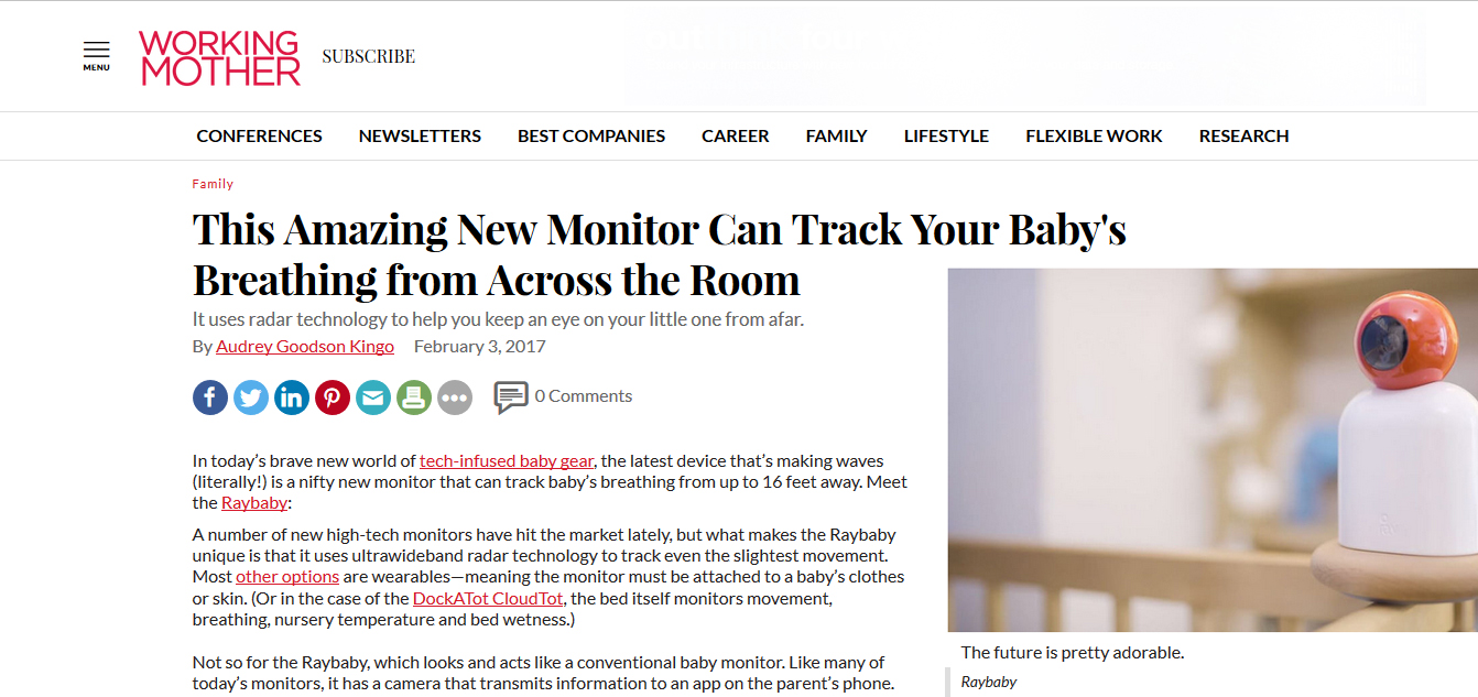 This Amazing New Monitor Can Track Your Baby's Breathing from Across the Room