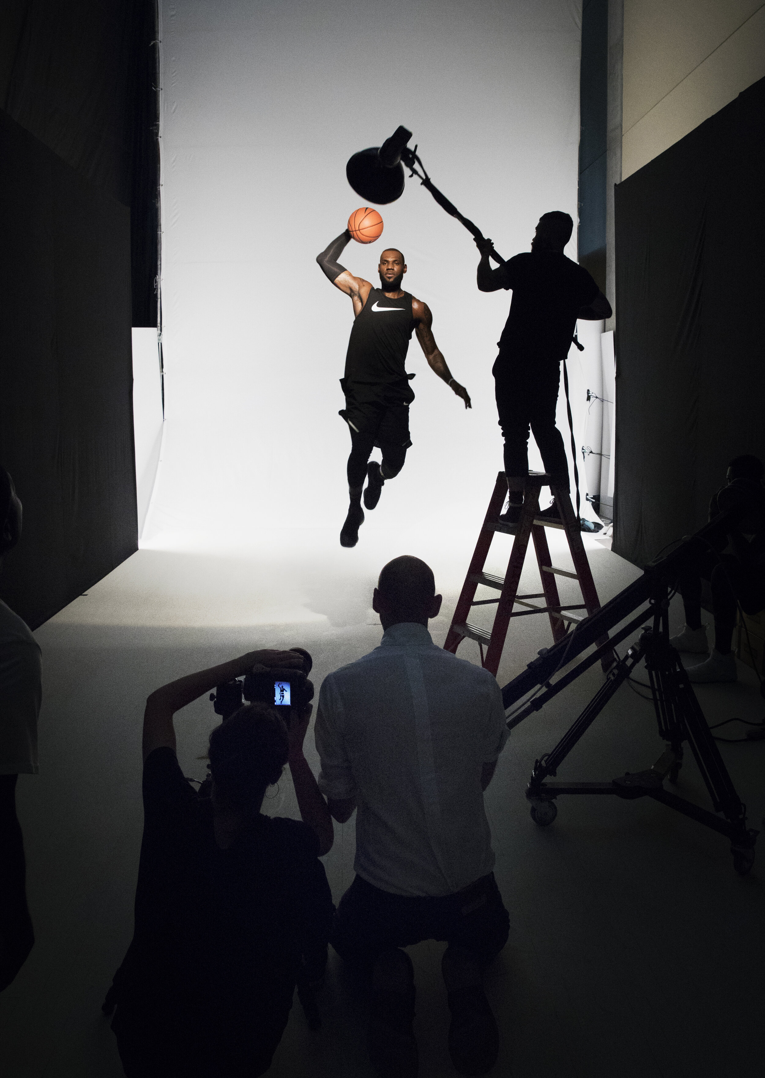 Behind the scenes LeBron James for Nike