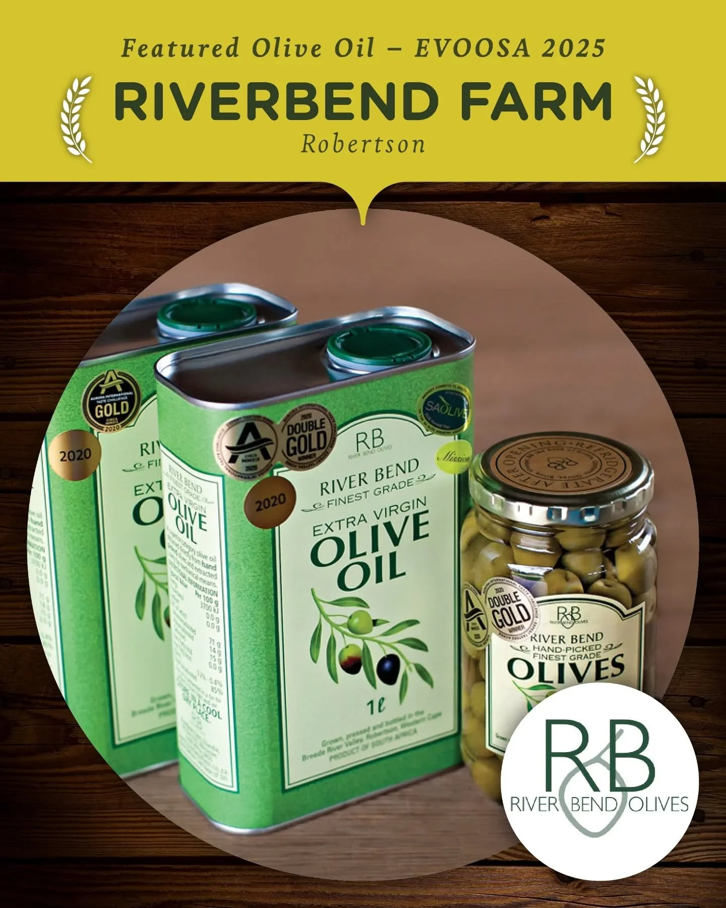 Riverbend Farm is a second-generation boutique family olive estate, started by Trevor and Kathleen Brodrick with the first olives pressed in 2005. The Olive Mill is conveniently positioned in the middle of the groves, ready to press the olives within