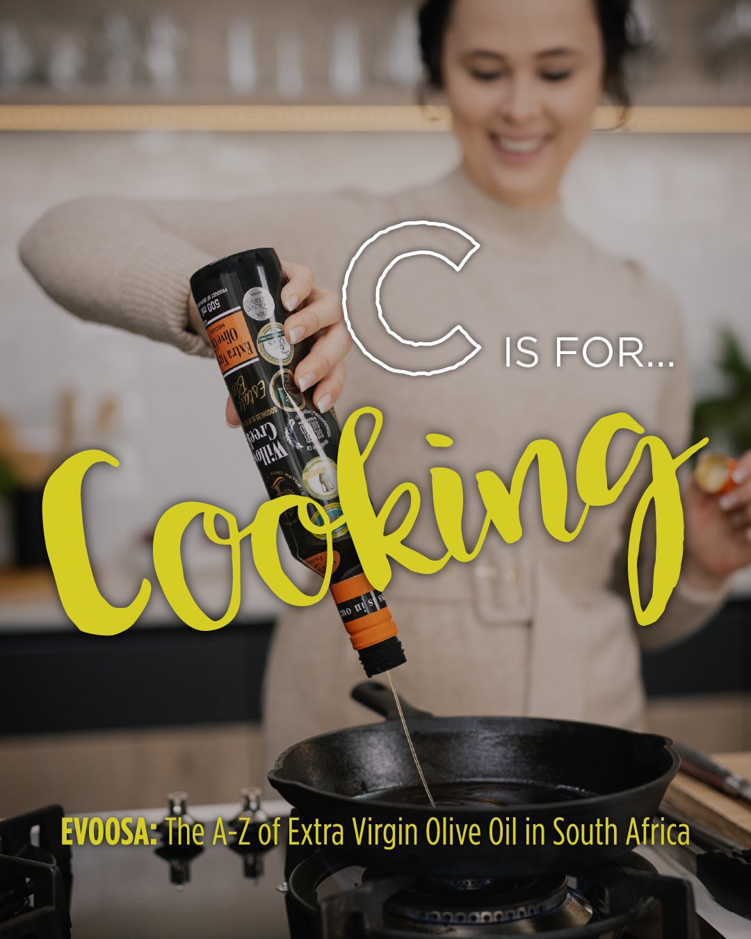 Despite the common misconception, you can absolutely fry and roast with Extra Virgin Olive Oil (EVOO).

Research shows that EVOO is one of the most stable cooking oils when heated, thanks to its high levels of antioxidants and monounsaturated fats. W