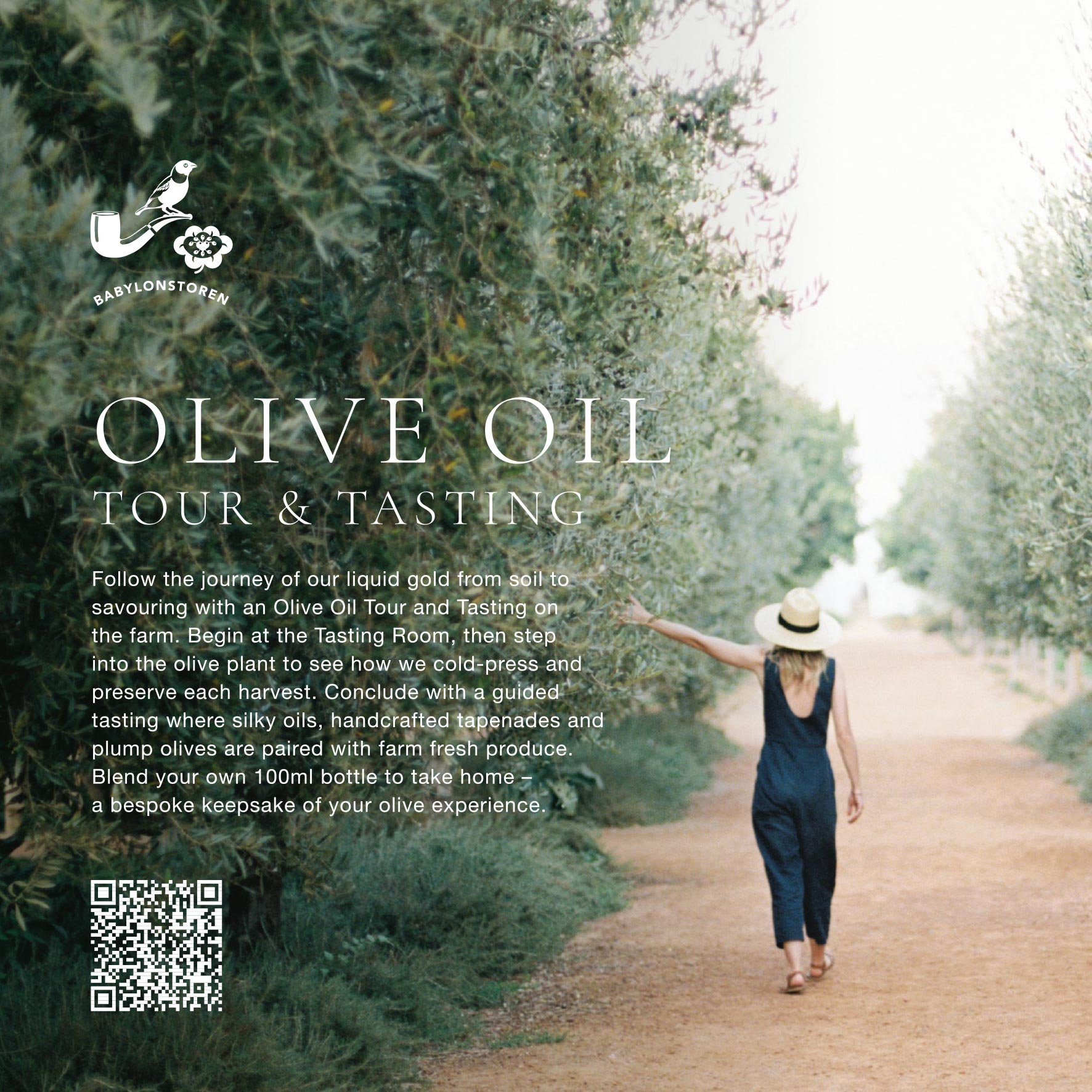 Ad: Babylonstoren Olive Oil Tour