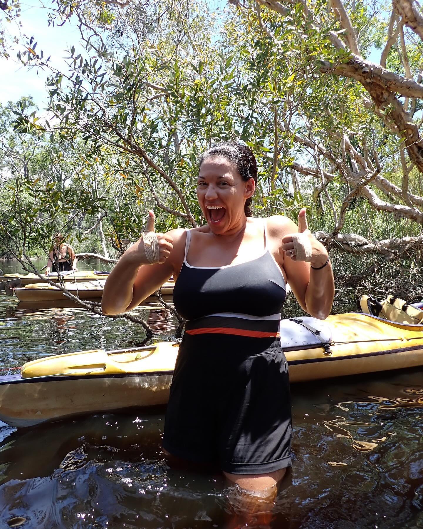 This encapsulates the feeling of stepping into the gorgeous tea tree infused waters of the #noosaeverglades Pure Bliss! #kanukapers
.
.
.
.
.

#visitnoosa
#visitsunshinecoast #ecotourismaustralia
#thisisqld #seeaustralia #discoverqld 
#adventurenoosa