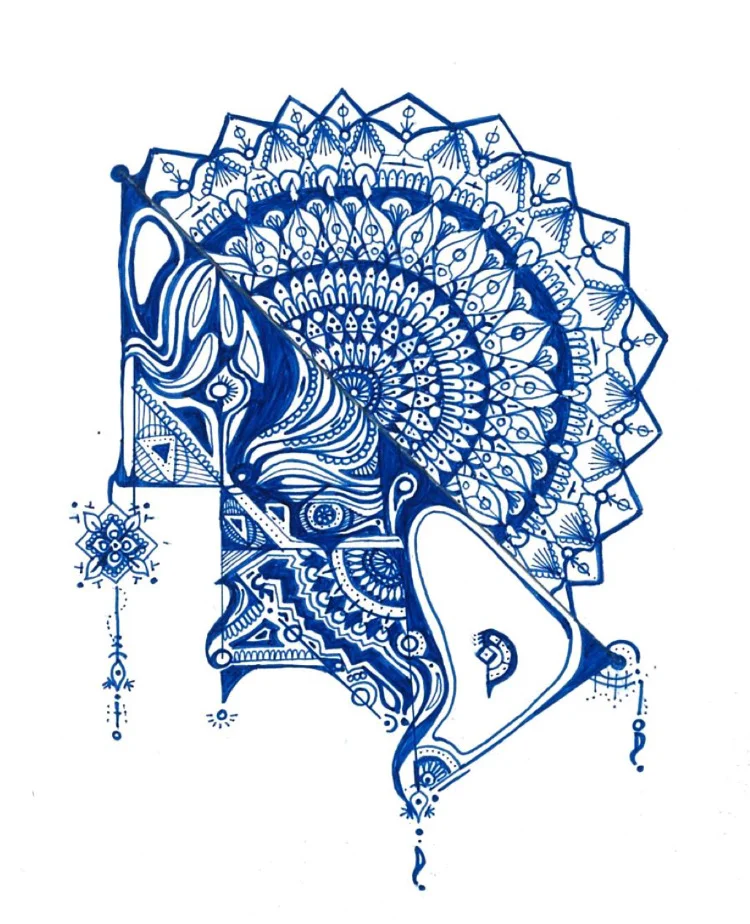  Pinwheel, 2017 - Ink and paper 