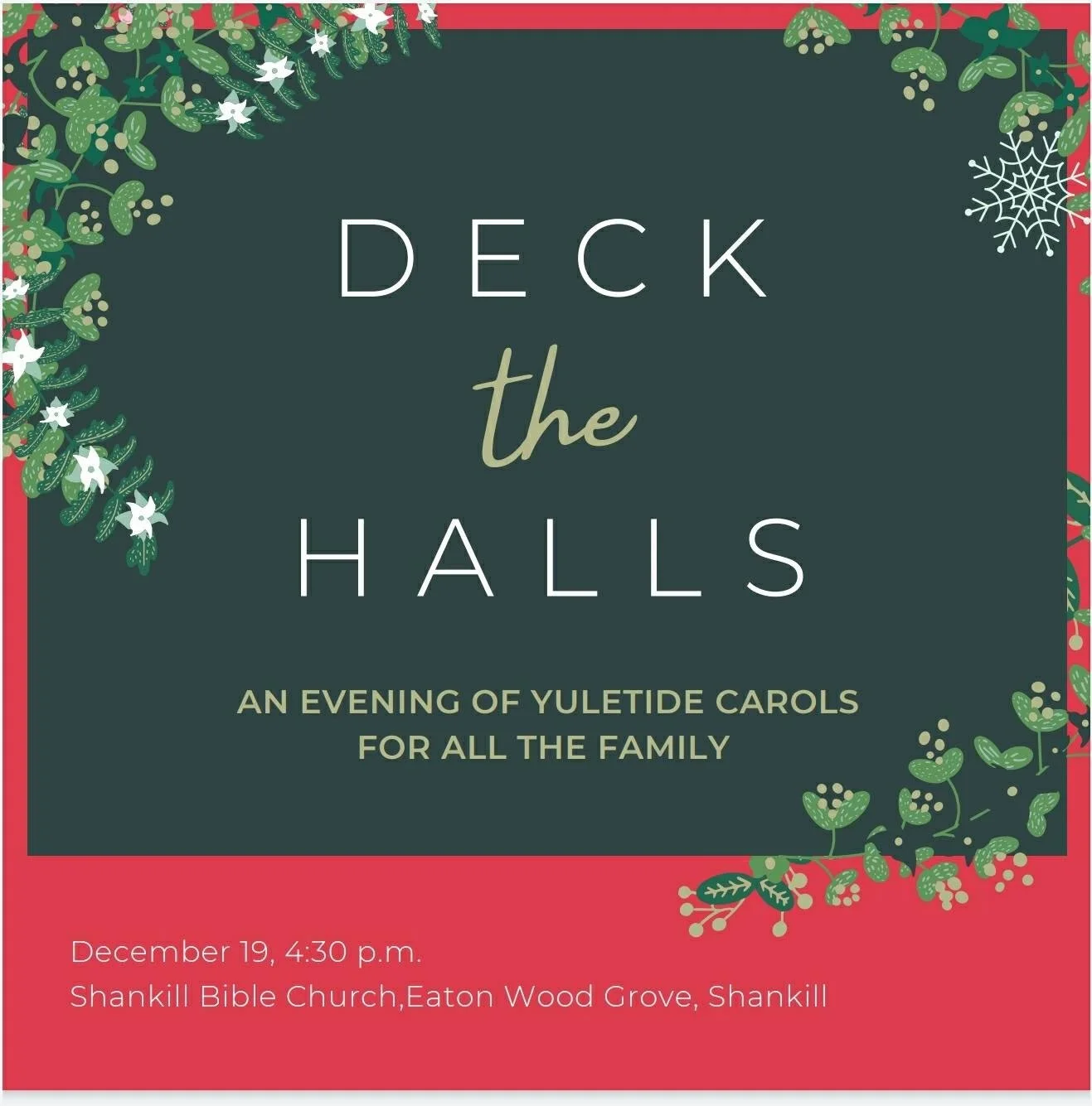 Christmas Carol Evening