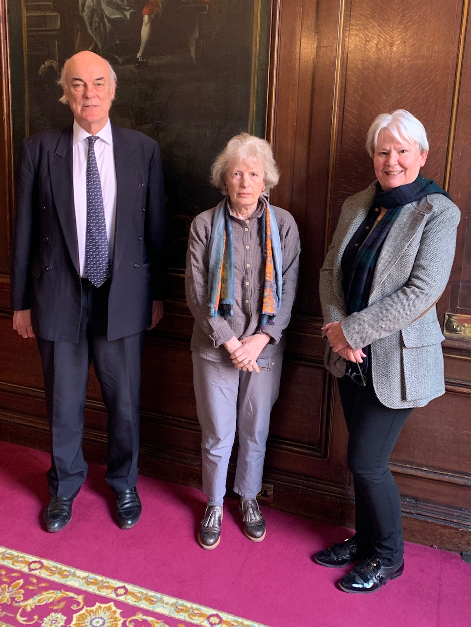 (L-R) Guy Heald, Jane Maxim, Elizabeth Stanton