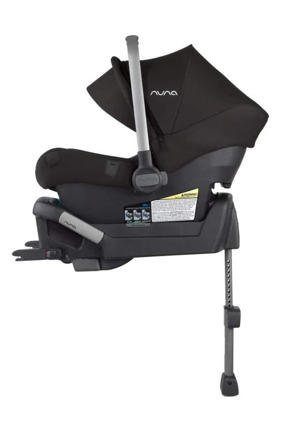 I recommend checking out the Nuna PIPA lite lx infant car seat. I'm a fan of how light this seat is and the kick stand safety feature on the base. This car seat also uses naturally fire-resistant wool blend fabric to avoid the use of added chemical fire retardants. FYI: This product is not vegan. 