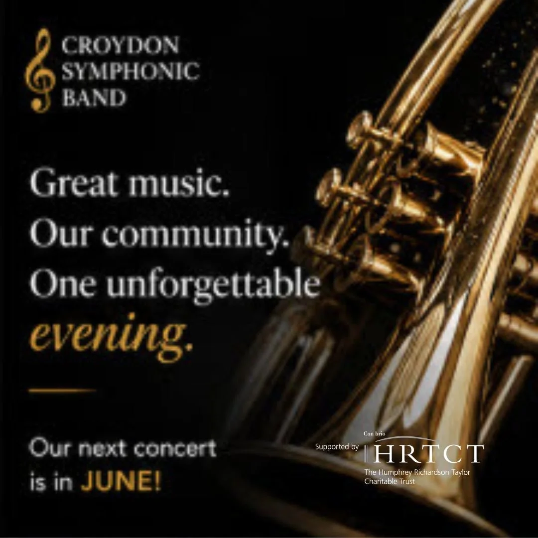 Great music.
A welcoming community.
One unforgettable evening.
That&rsquo;s what the Croydon Symphonic Band is all about 💛
Join us this June and be part of something special.

👇 Let&rsquo;s make this fun:
Have you ever been to one of our concerts b