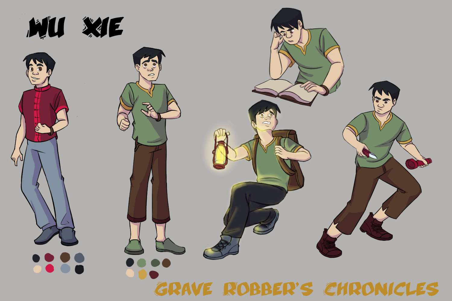 Daomu Biji character design