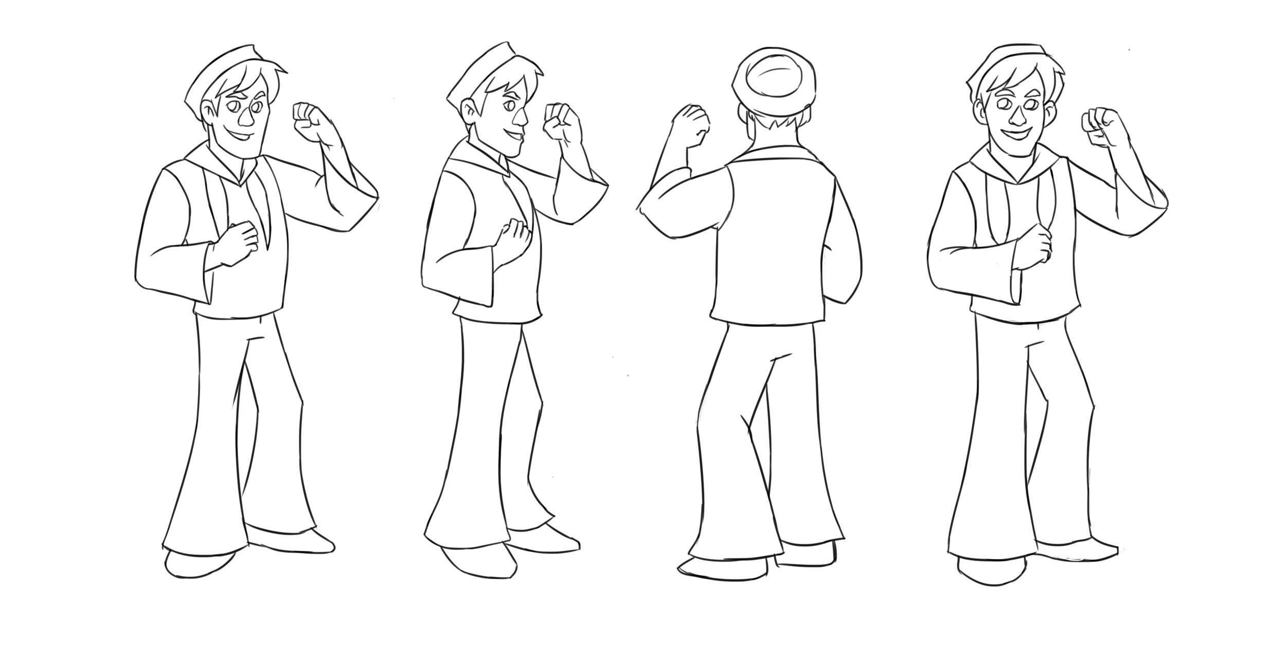 Catch of the Day character design