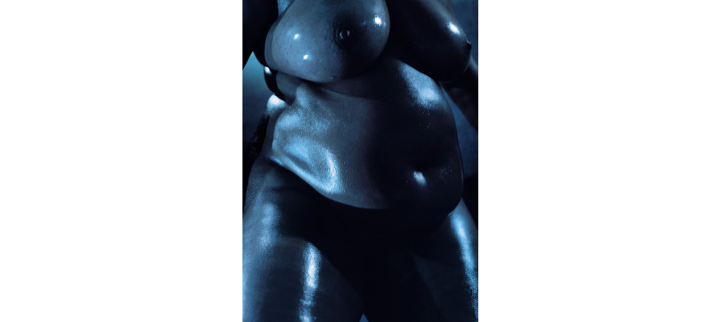   Blue Nudes  Untitled N°8, 2005 Tirage gélatino argentique, 144 x 104 cm | Gelatin silver print 56,59 x 40,94 inches  3/5 