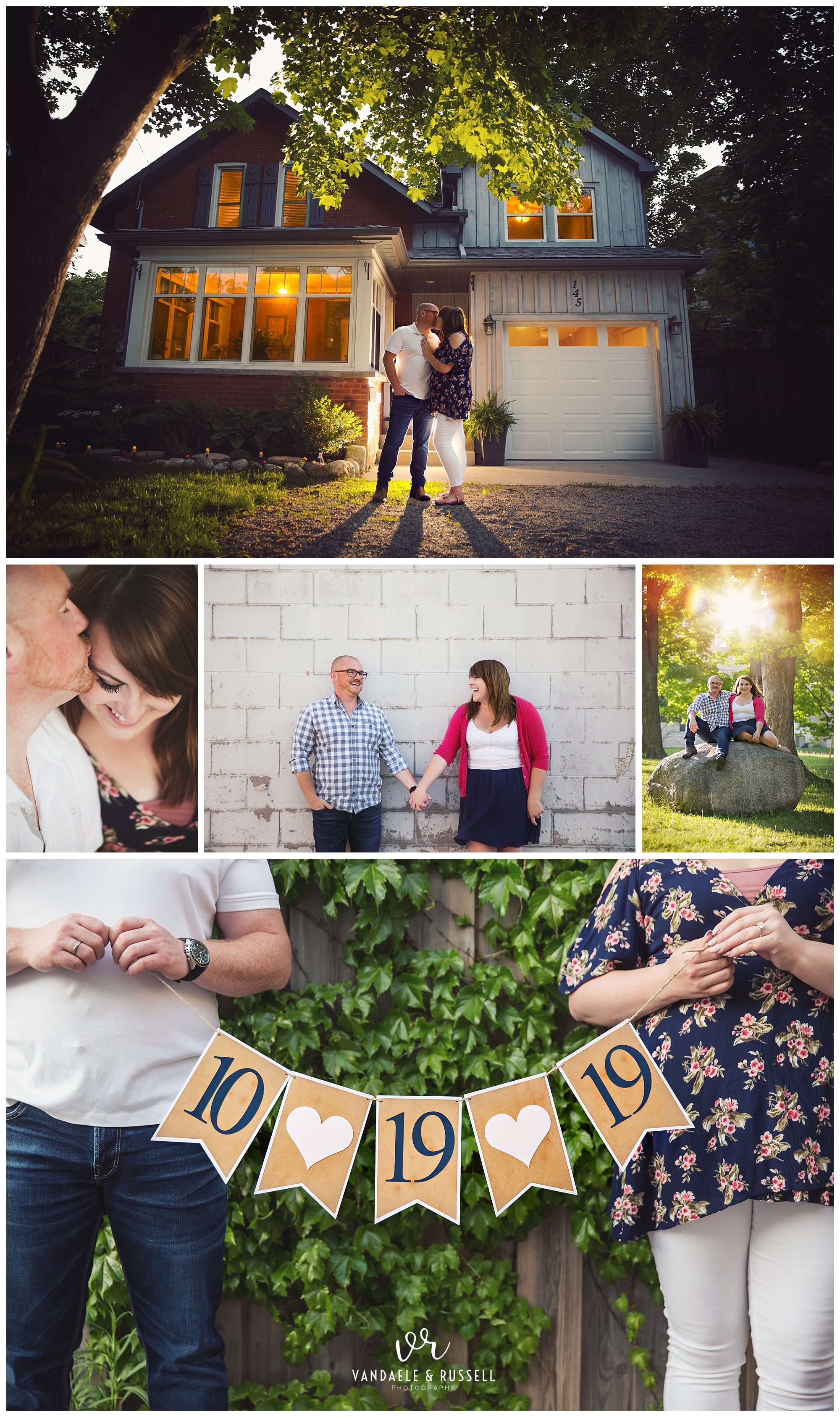 Fergus, Ontario engagement photos by VanDaele & Russell