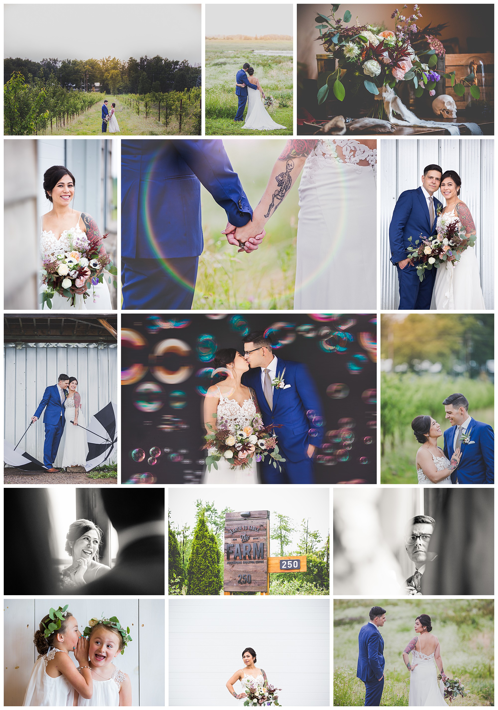 Earth to Table – The Farm, Burlington, Ontario wedding photos by VanDaele & Russell