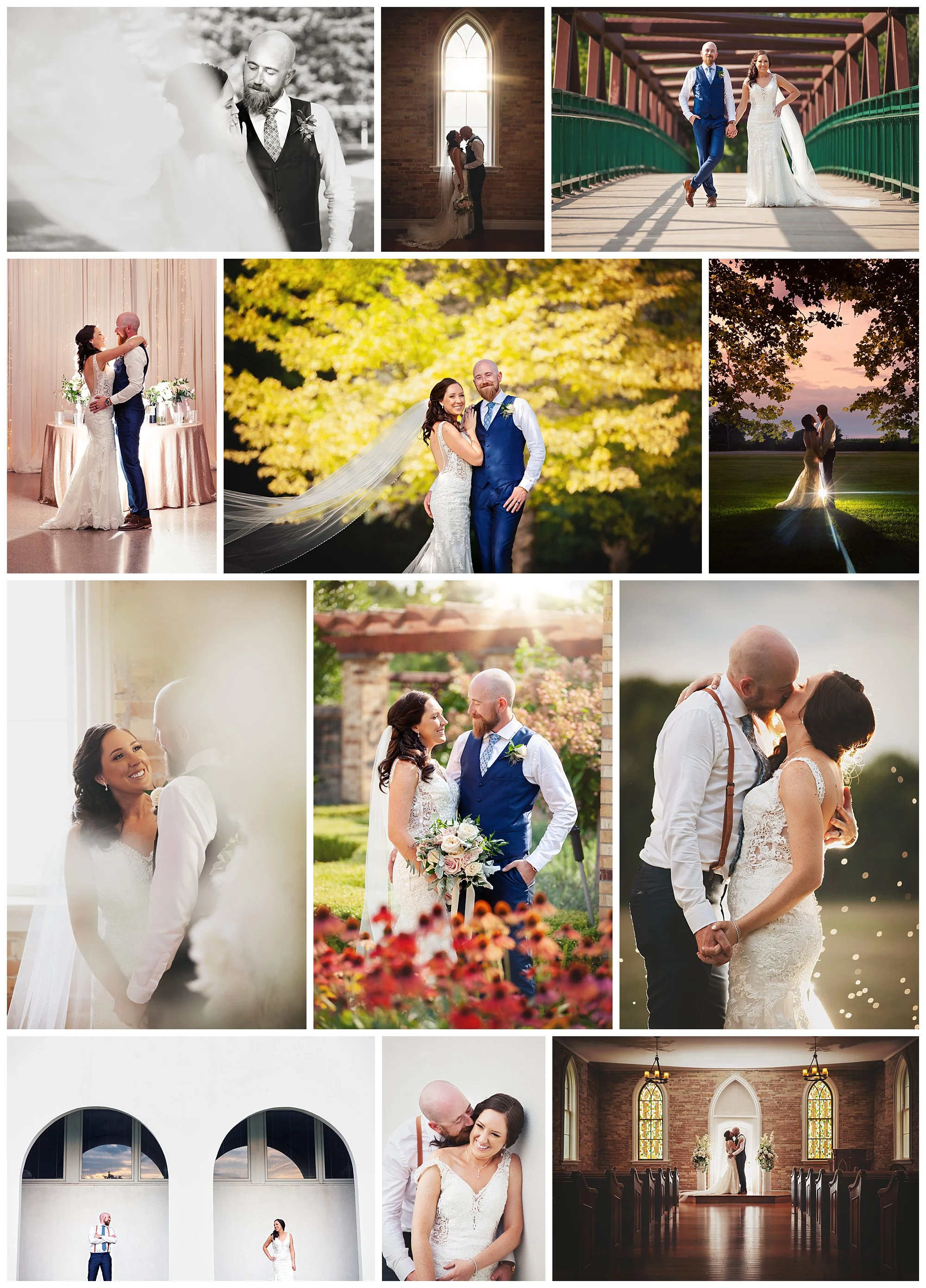 London Civic Gardens & The Rose Chapel, London, Ontario wedding photography by VanDaele & Russell