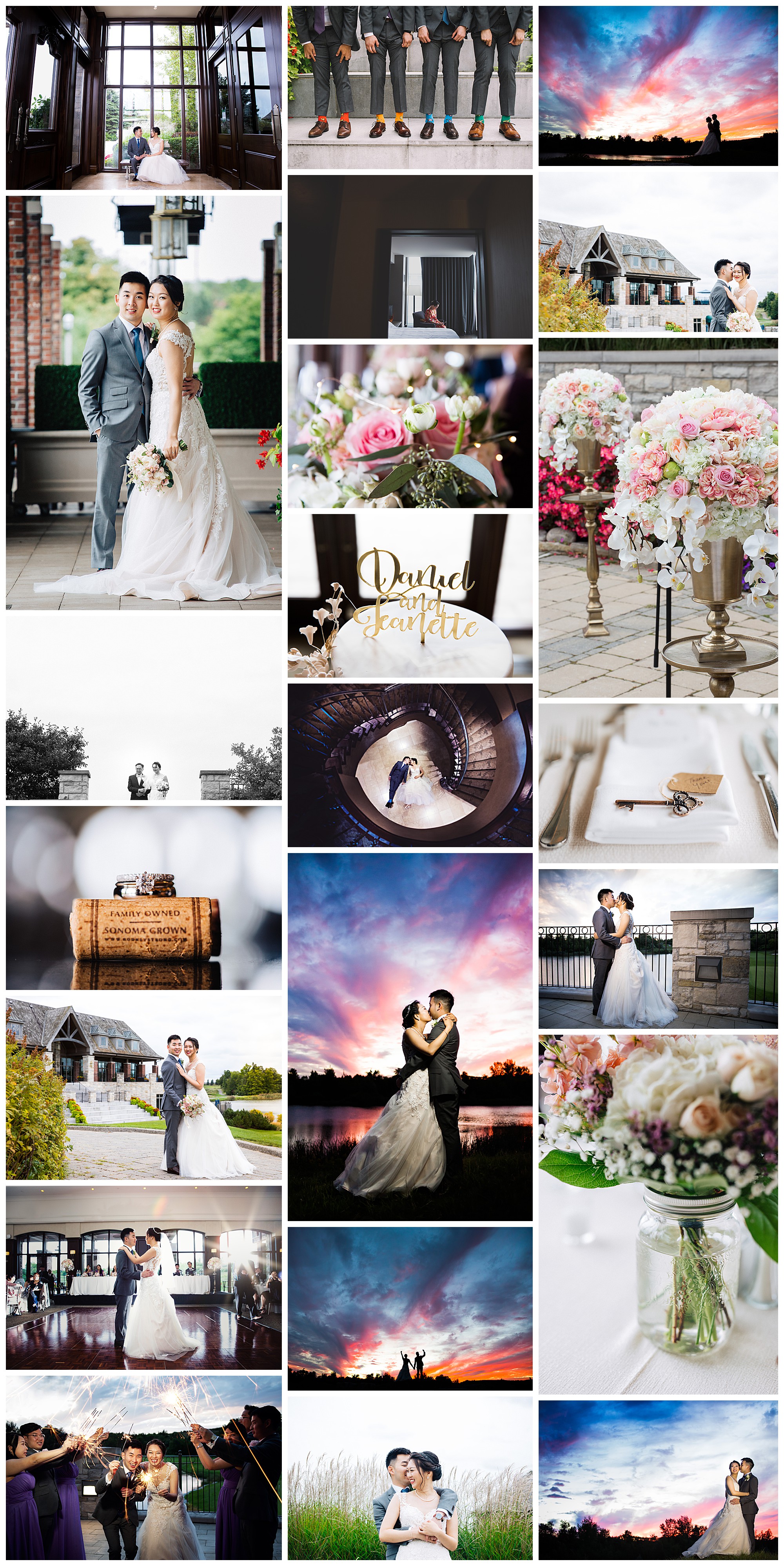 Eagles Nest Golf & Country Club, Maple Ontario wedding photos by VanDaele & Russell