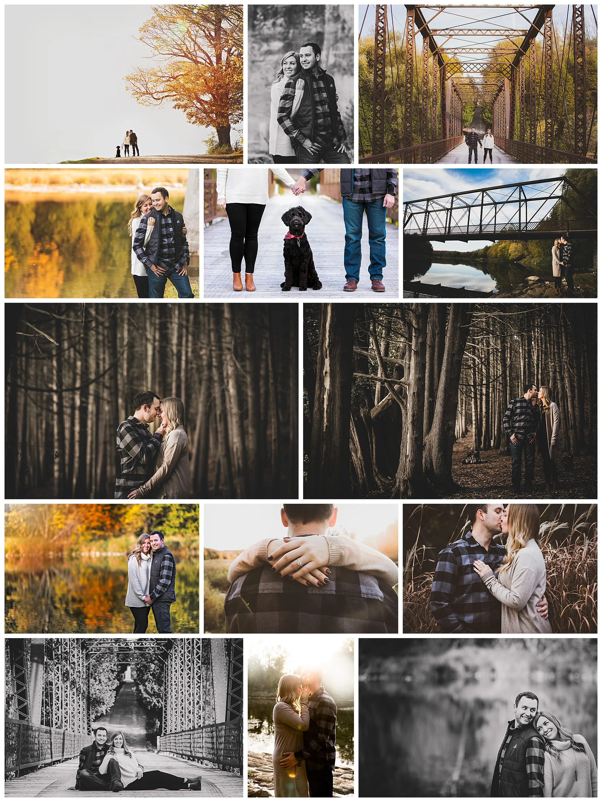 Goderich, Ontario engagement photography by VanDaele & Russell