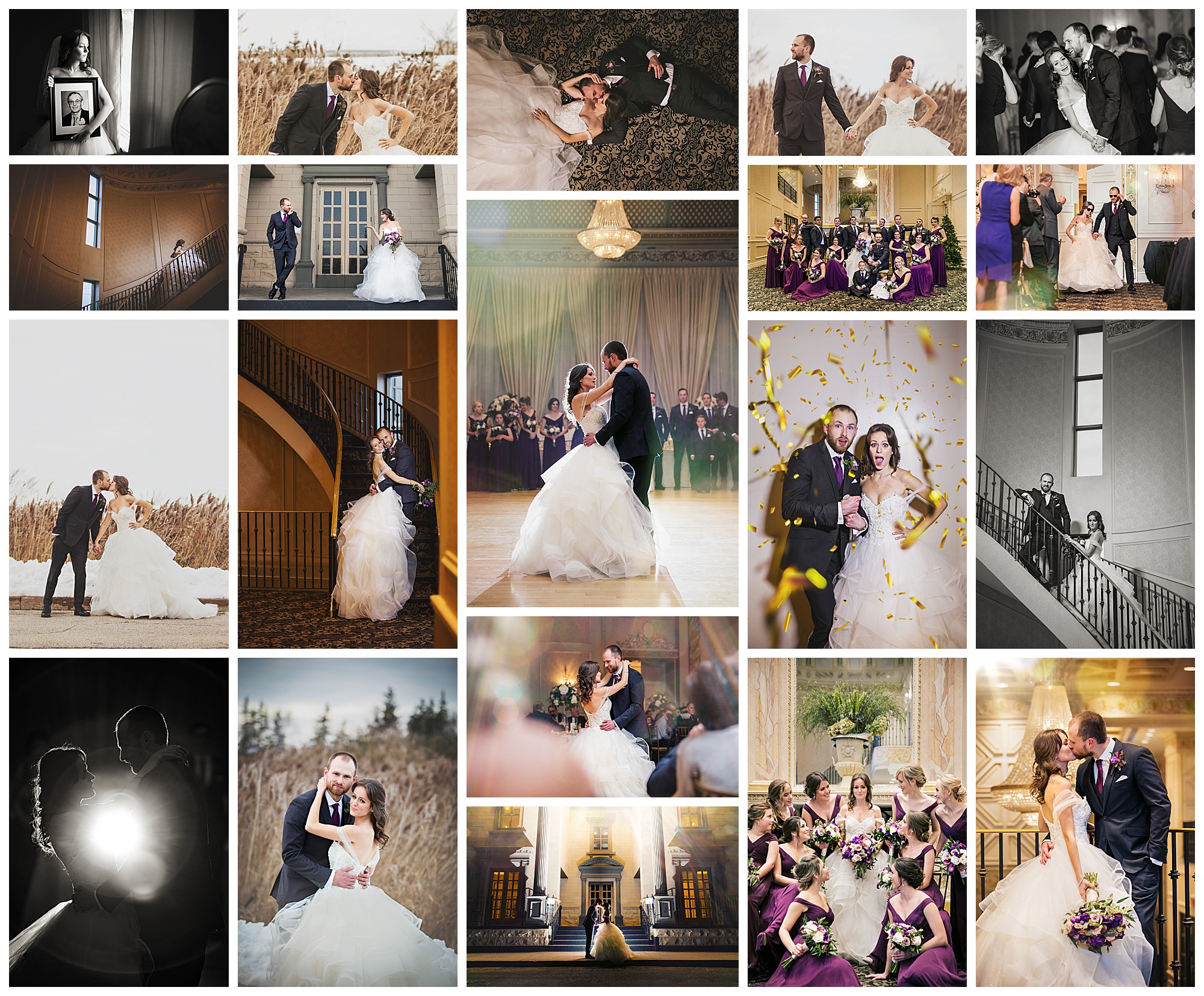 Chateau LeJardin, Woodbridge, Ontario wedding photography by VanDaele & Russell