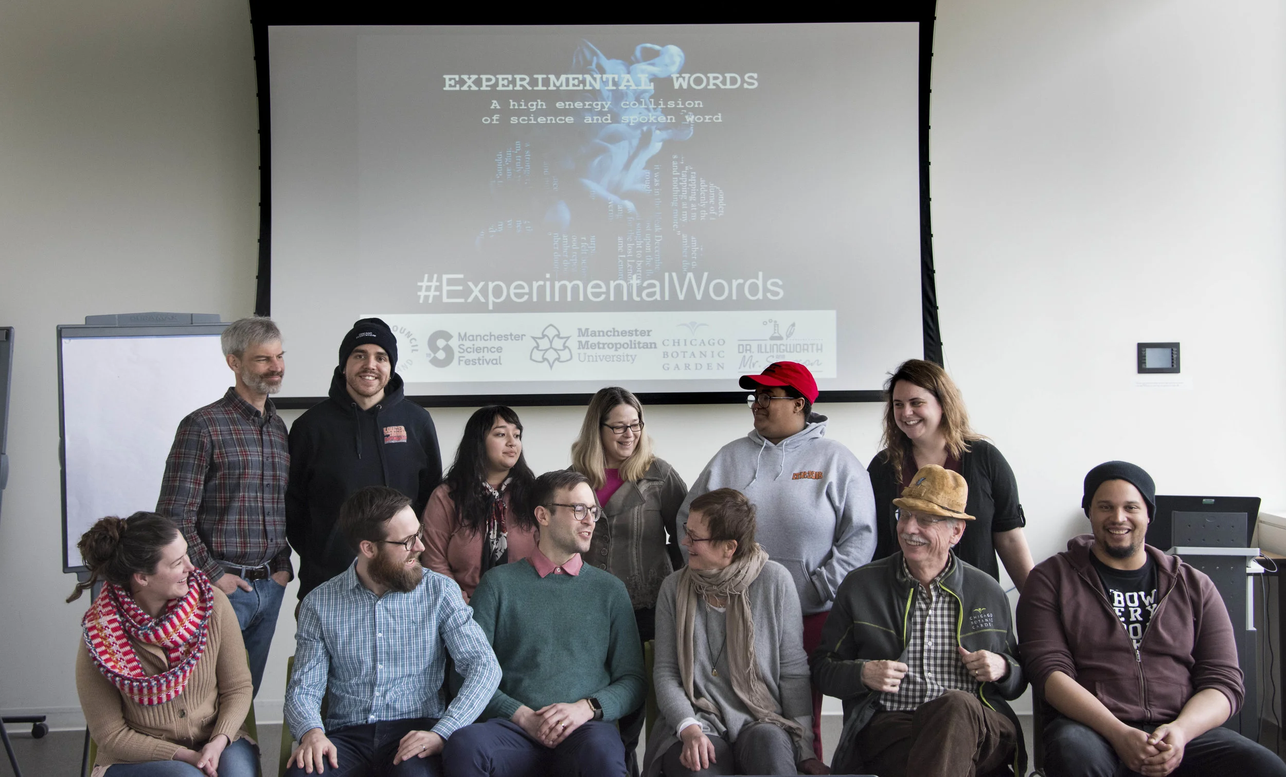 Poets and scientists: assemble! And look at the camera... hello? Hello?!