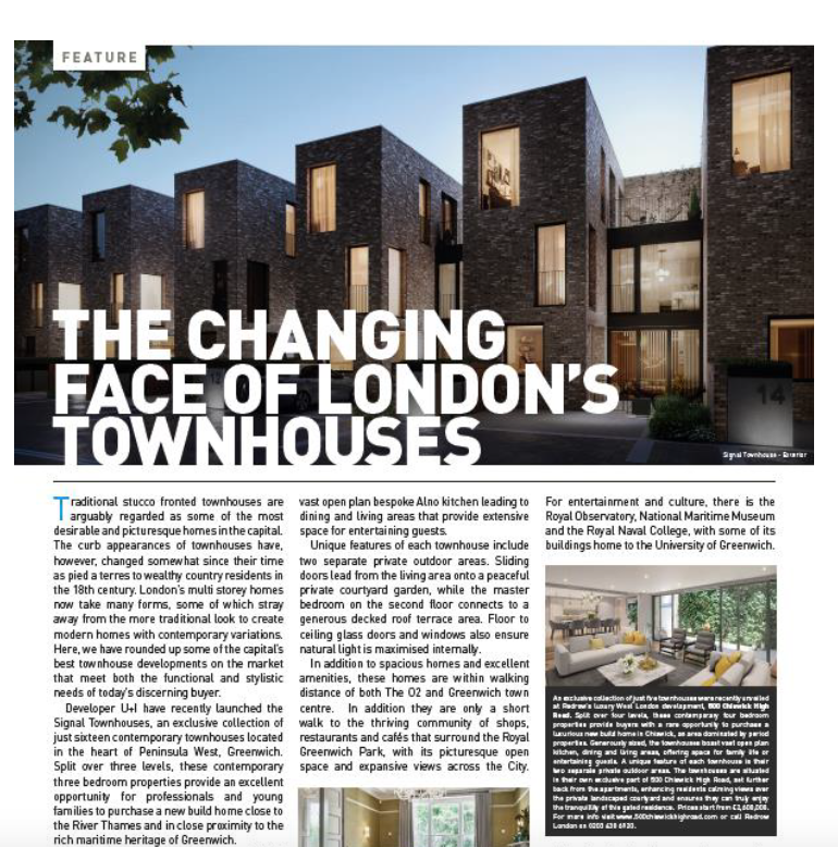 FEATURED IN LONDON PROPERTY MAGAZINE