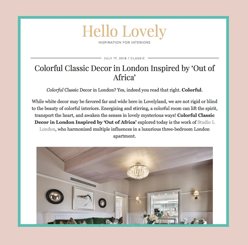 BRITISH COLONIAL FEATURED ON HELLO LOVELY STUDIO