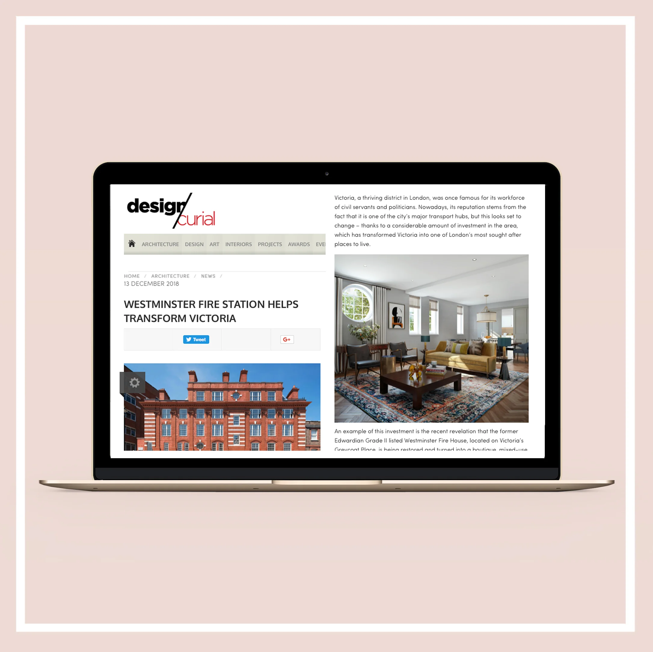 WESTMINSTER FIRE STATION FEATURED ON DESIGN CURIAL