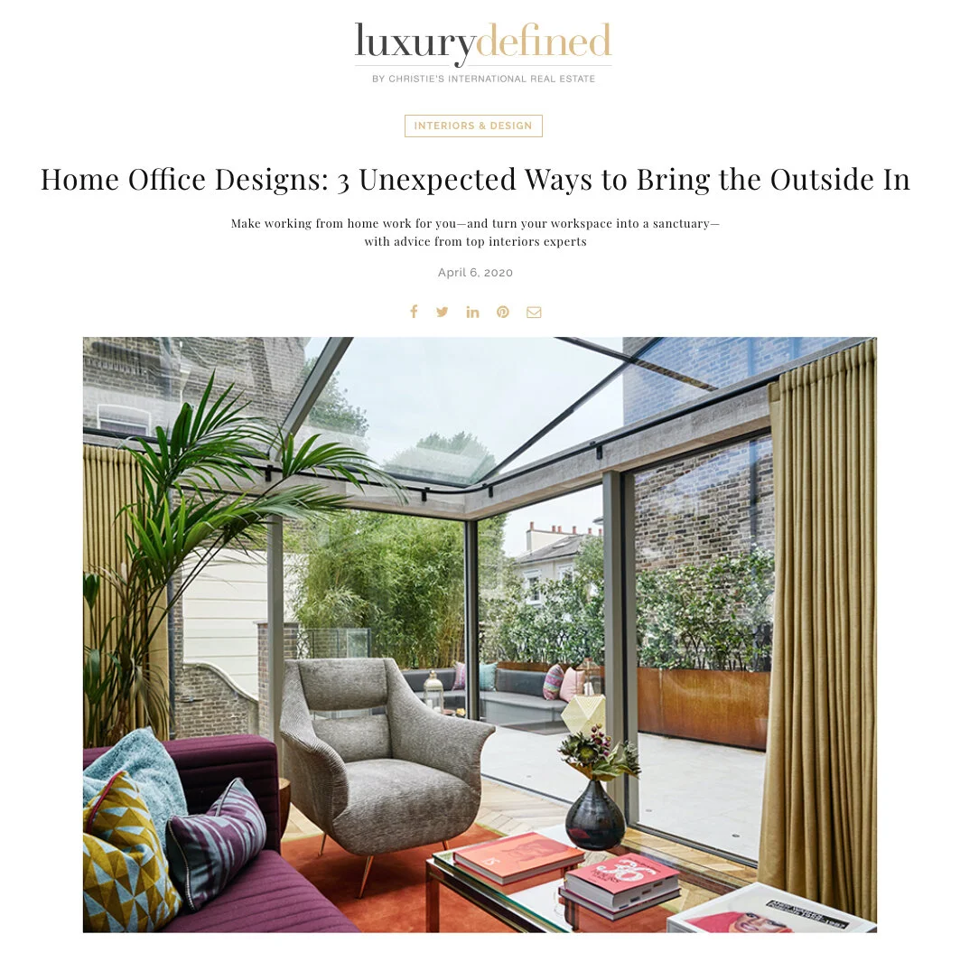LAURA MARINO IN CHRISTIE'S INTERNATIONAL REAL ESTATE