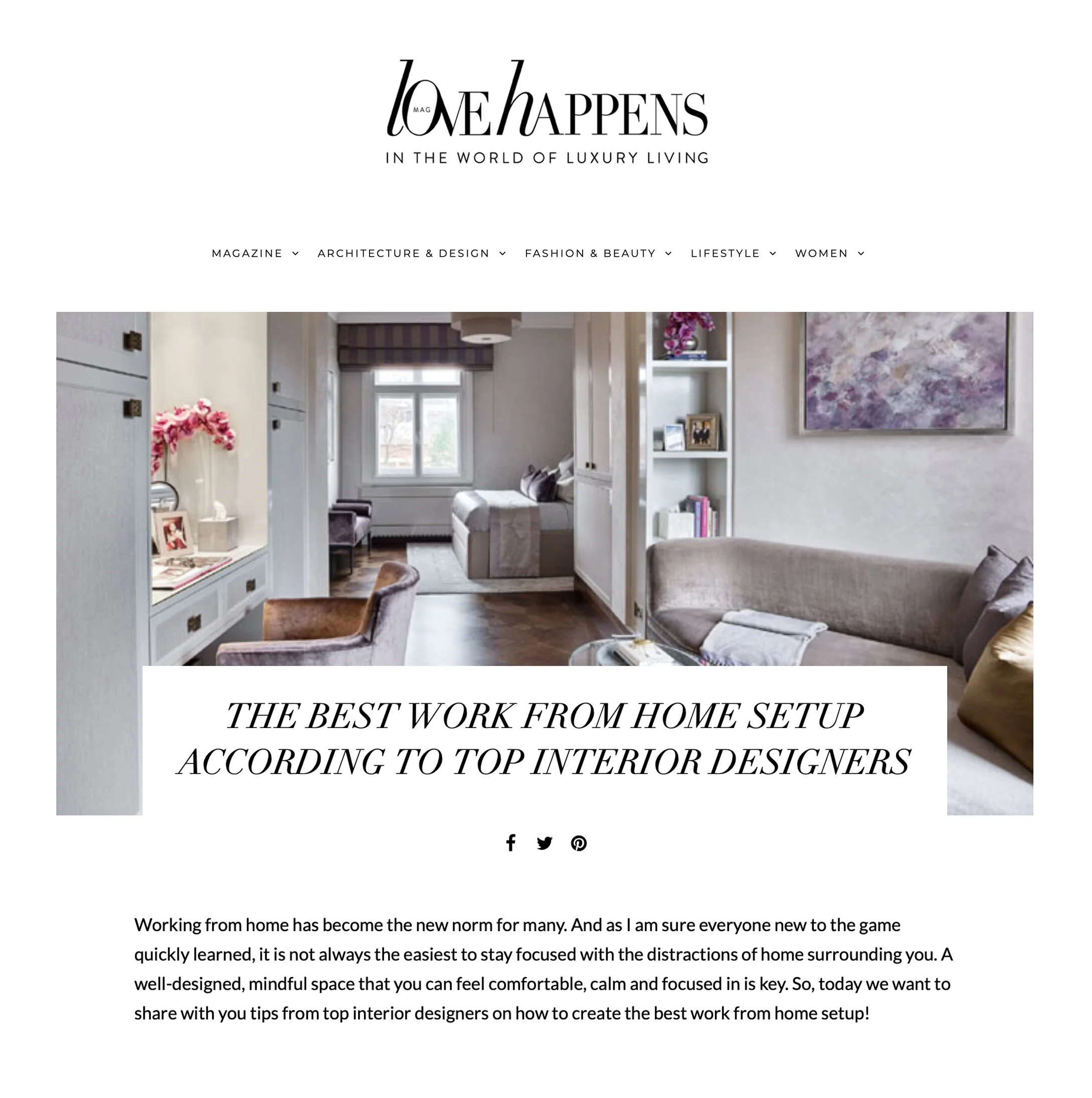 LAURA MARINO ON BEST WORK FROM HOME SET UP