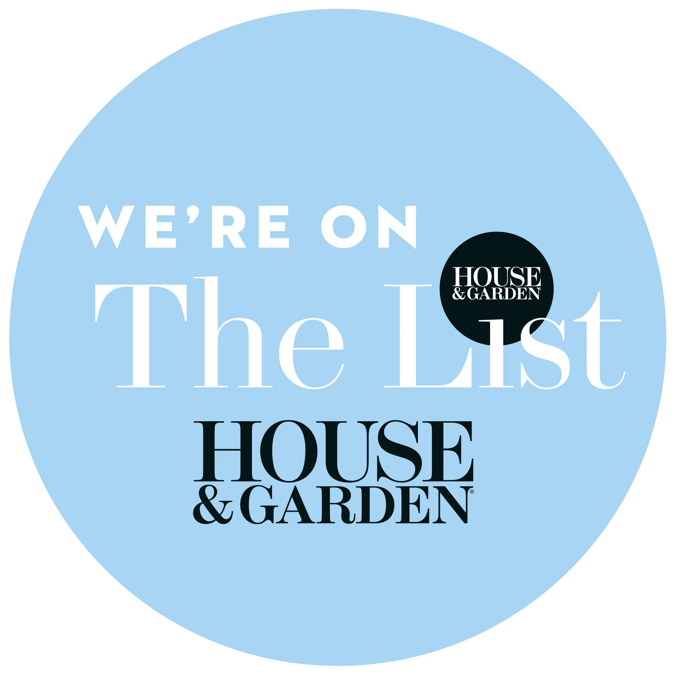 Studio L, London now on House &amp; Garden's "The List"!