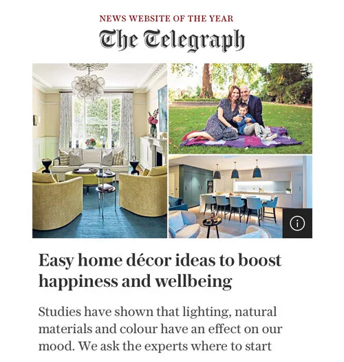 'Comfy Chic' featured in The Telegraph!