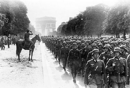 The Storm over Paris - William Grubman - The Nazi Occupation of Paris