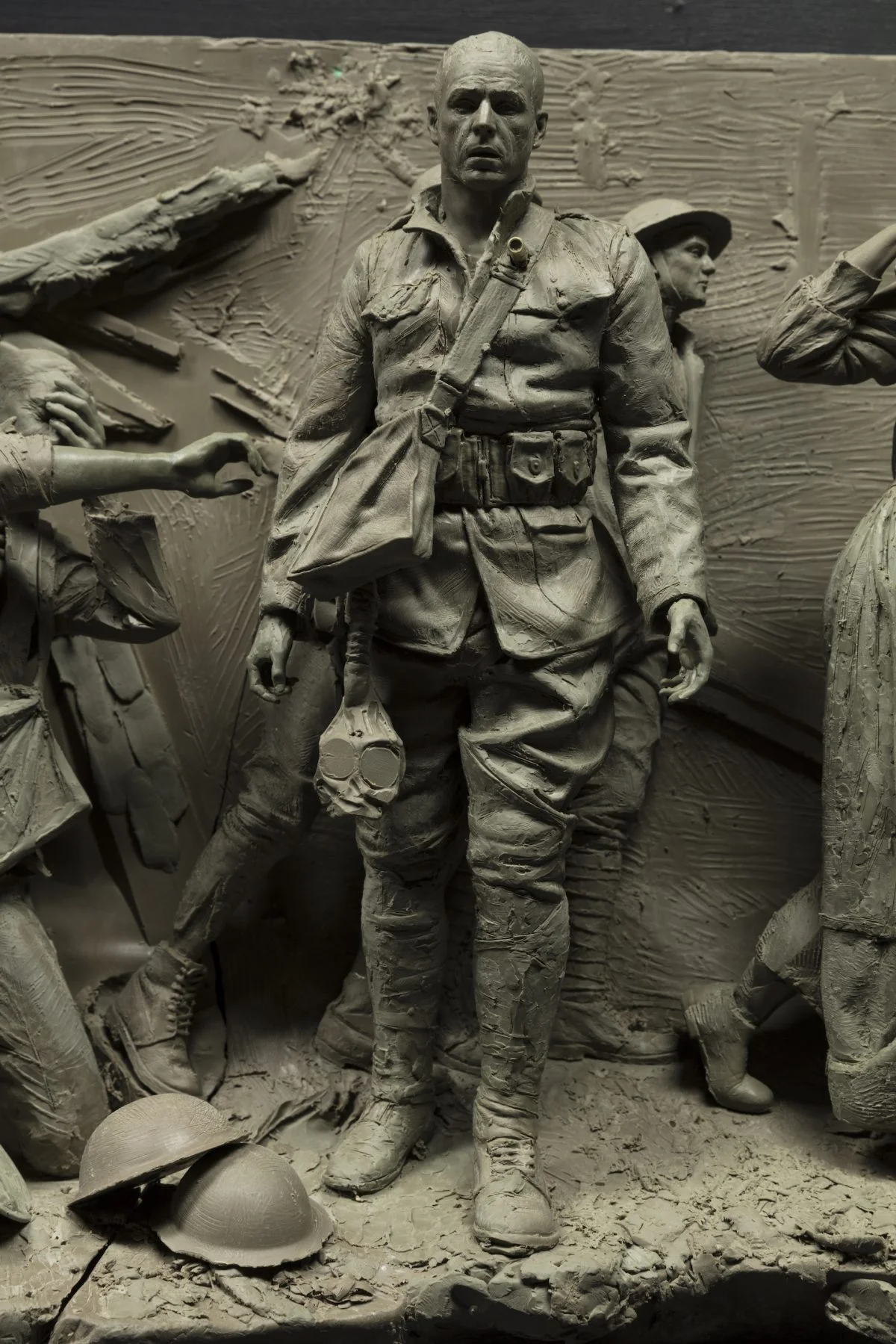 Detail from the maquette for the National World War I Memorial.