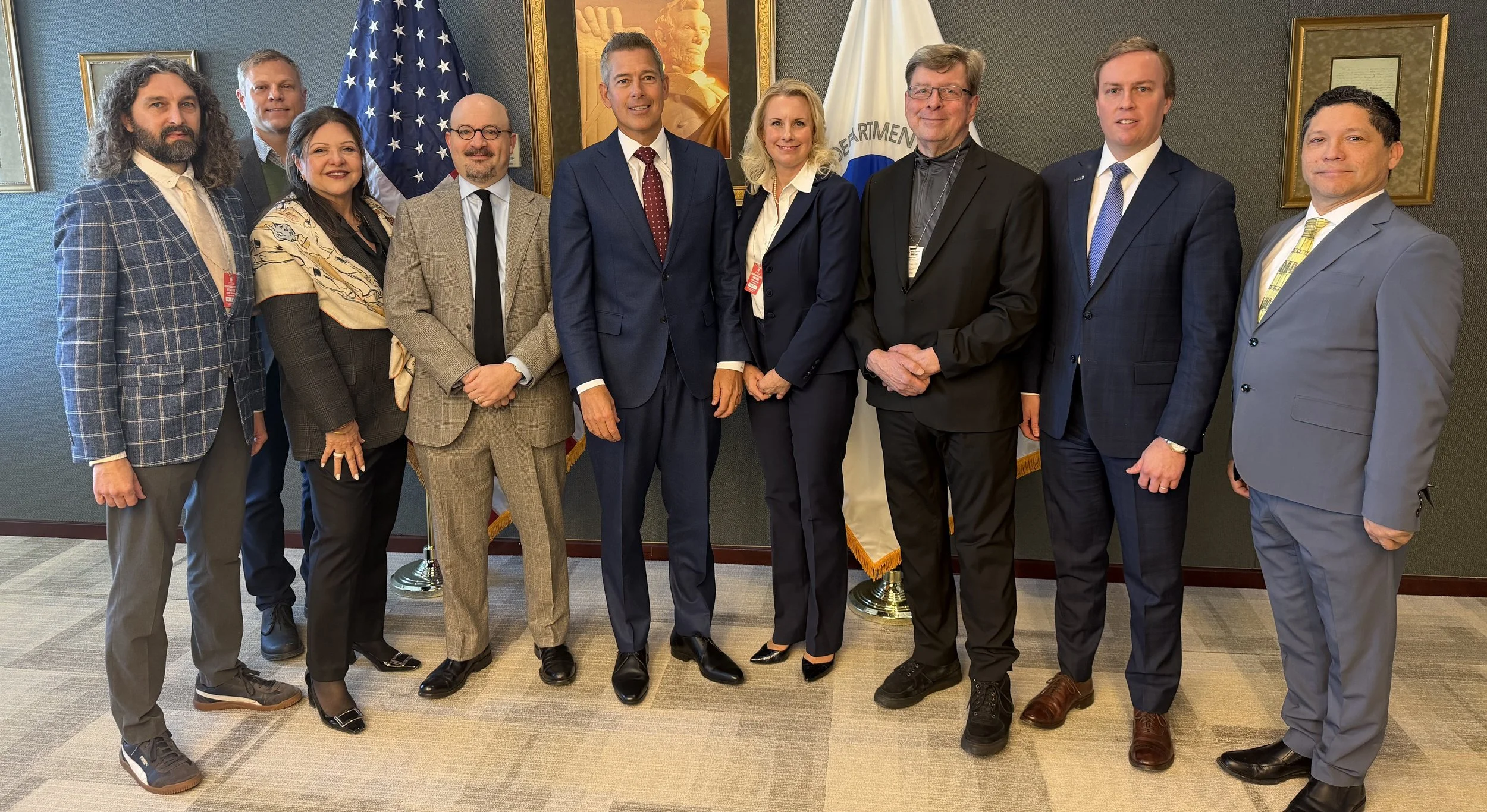 Secretary Sean Duffy, Justin Shubow, and Beautifying Transportation Infrastructure Council