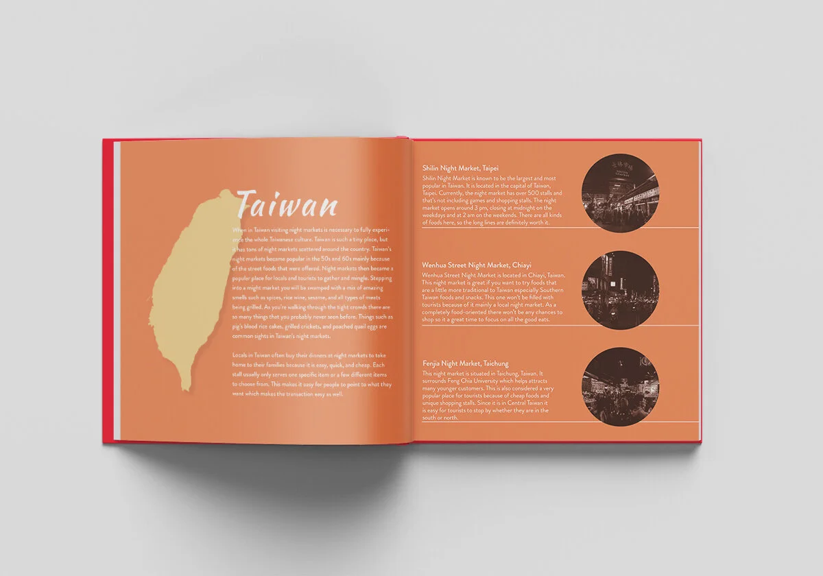 Asia's Night Market: 8βx 8β hardcover book