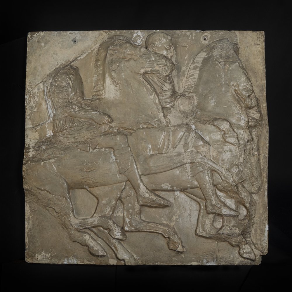 1 of 2 frieze-blocks from the Parthenon in Athens (2 Horses)_01.jpg