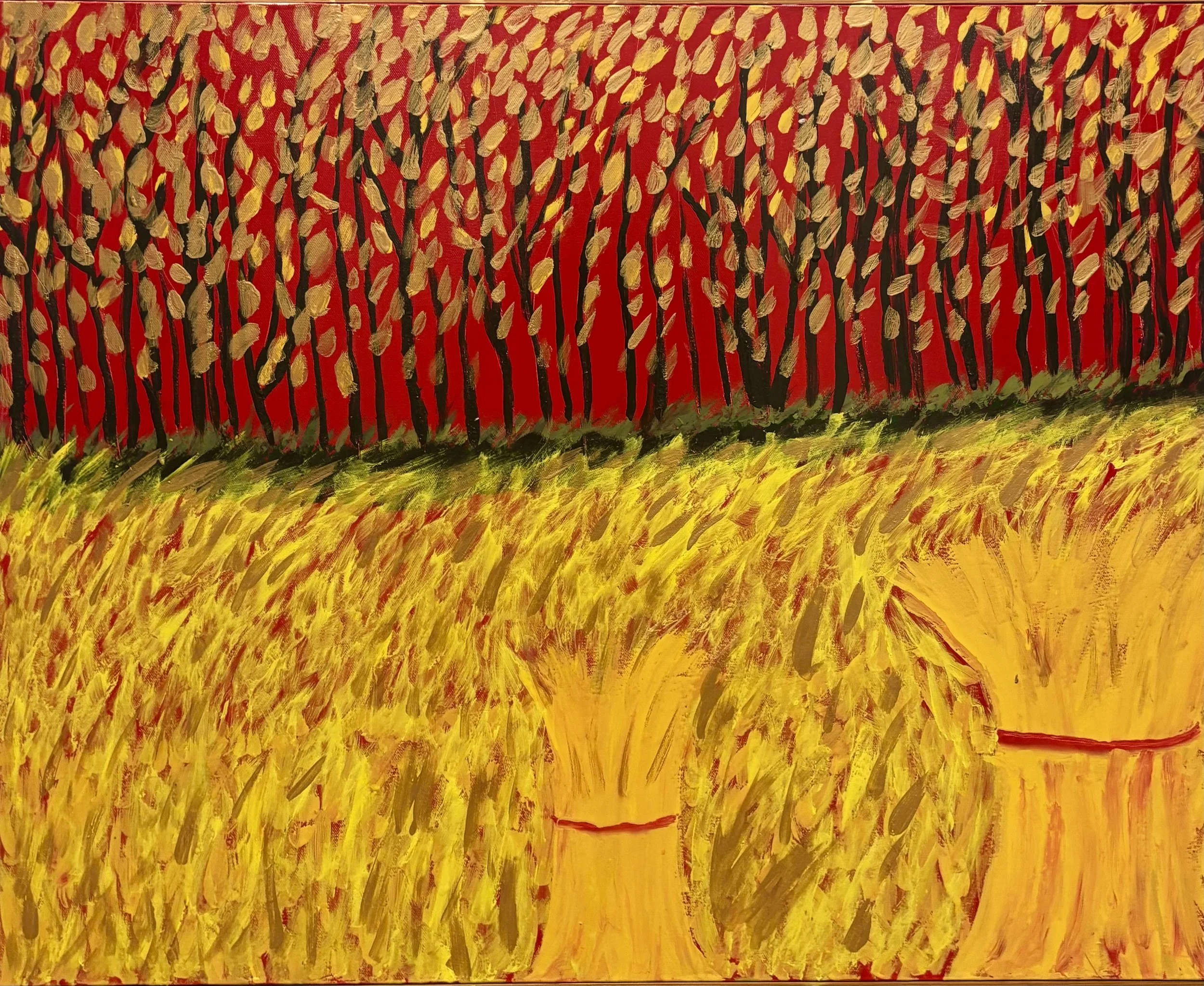 Field of Wheat Ablaze, 2020