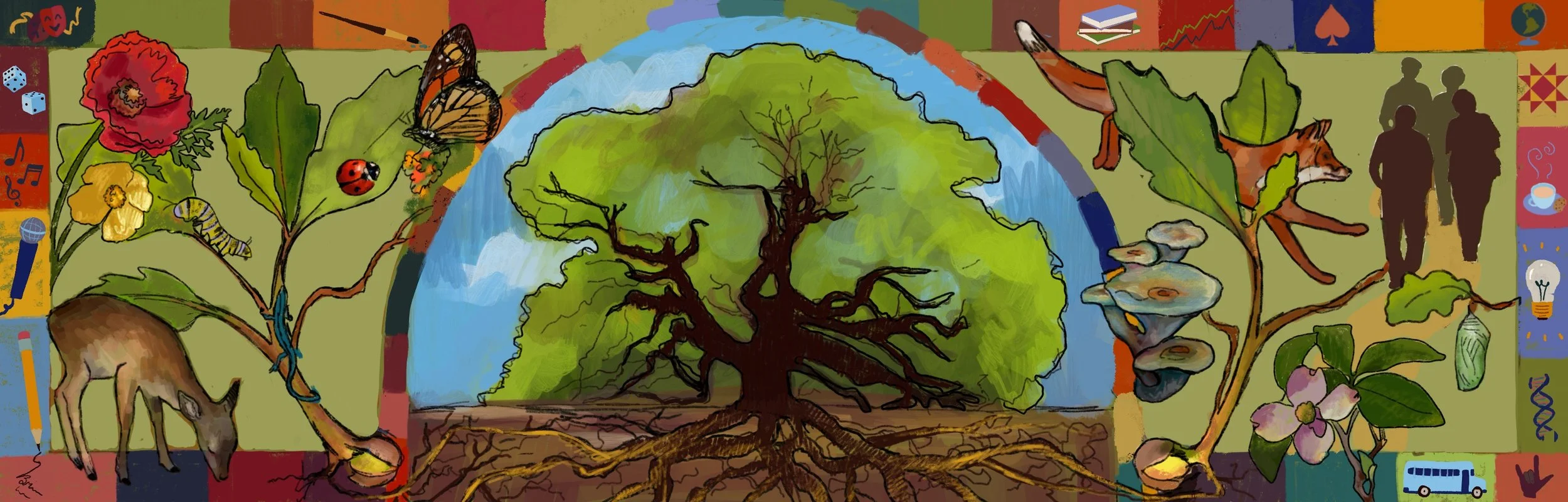 Mural Unveiling - The Tree of Learning