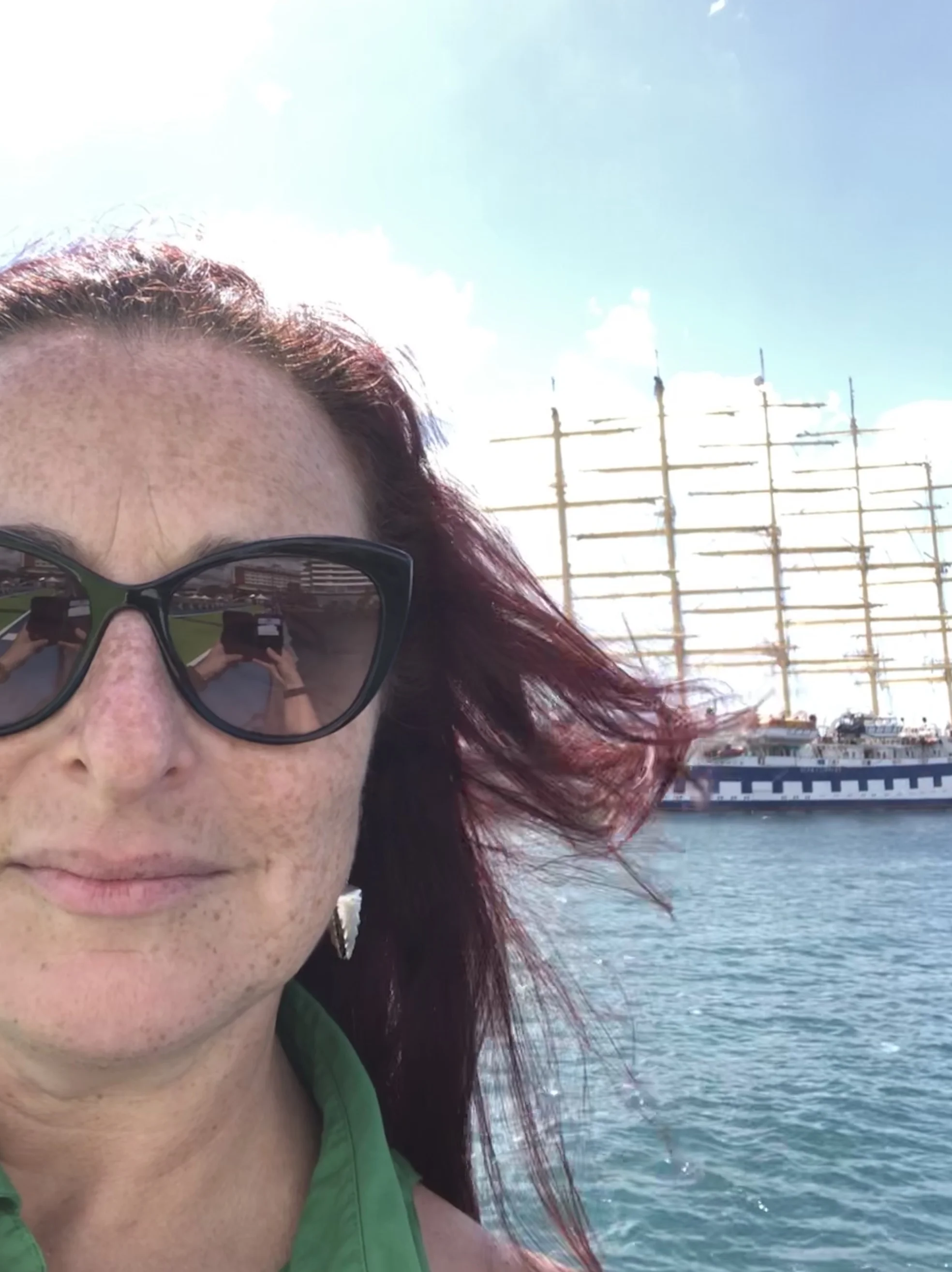 leading a tour in the eastern caribbean islands for journeys by van dyke on board the mighty tall sailing ship “royal clipper”, january 2019.